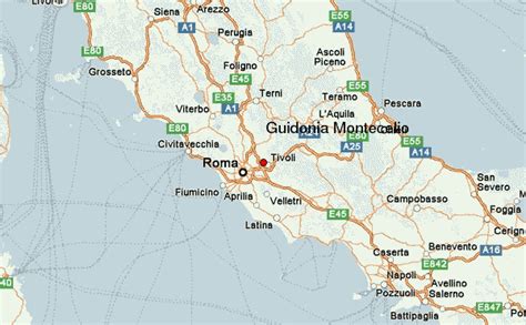 trans guidonia|Guidonia Montecelio Map